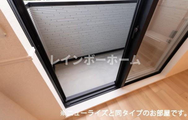 ブライトAのバルコニー