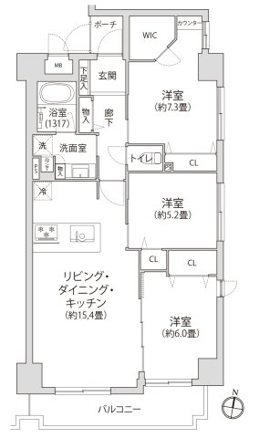 【間取り】 | ネオマイム横浜阪東橋
