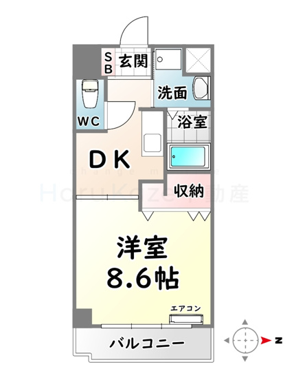 【間取り】 | グランドール萩山【名古屋市賃貸・パークサイド】
