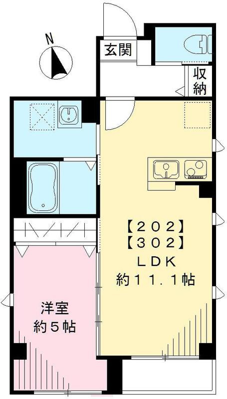 プラム二長町の間取り