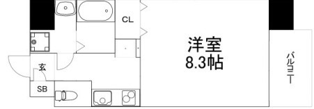【間取り】 | フォレストガーデン天満橋Ⅰ