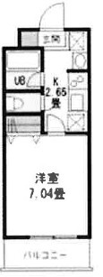 コンフォート西早稲田の間取り|間取りです。
