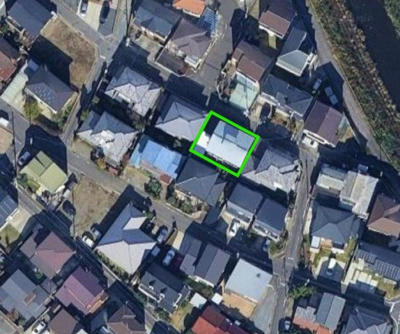 高崎市浜尻町既存住宅の区画図