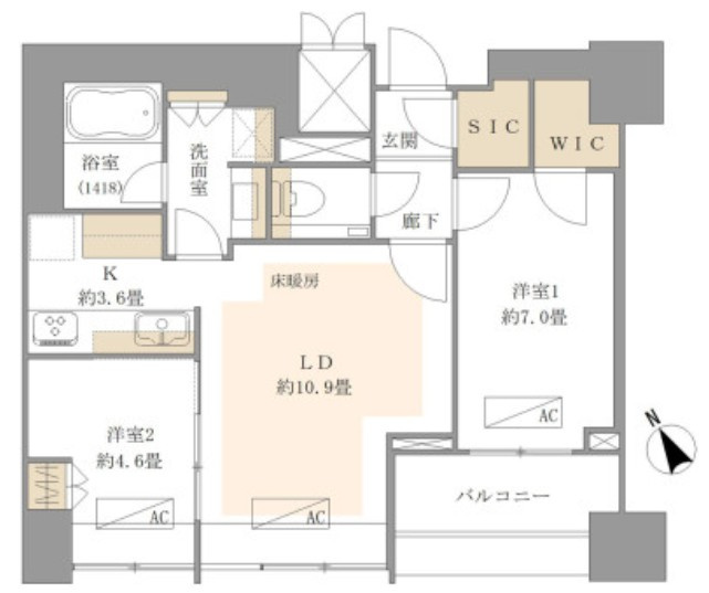 【間取り】 | グランスイート麻布台ヒルトップタワー