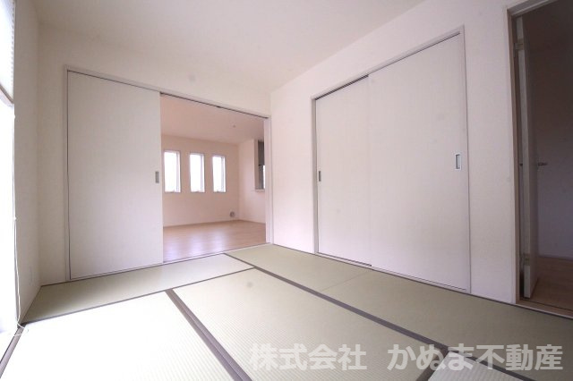 Livele Garden.S　栃木都賀町平川第３の和室|〇洋風和室〇
リビングとの続き間６帖です。/2026.8.17撮影