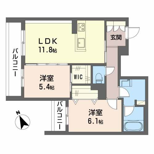 LINDEN PLACEの間取り