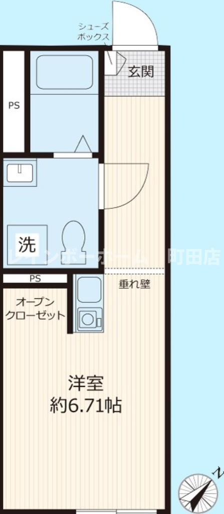 センターテラス※初期費用分割後払いサービス利用可能物件の間取り