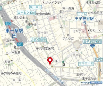 【地図】 | ダイホープラザ東十条