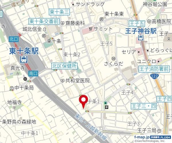 【地図】 | ダイホープラザ東十条
