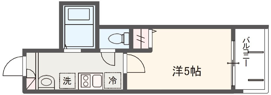 MELDIA六角橋１丁目の間取り|間取りです。