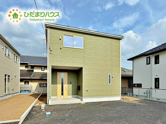 【外観】 | 小美玉市羽刈第3　新築戸建　3号棟 | 南向きで日当たり良好(^^♪