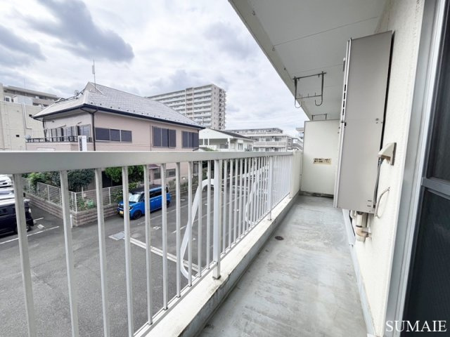 第一川鍋ビルのバルコニー