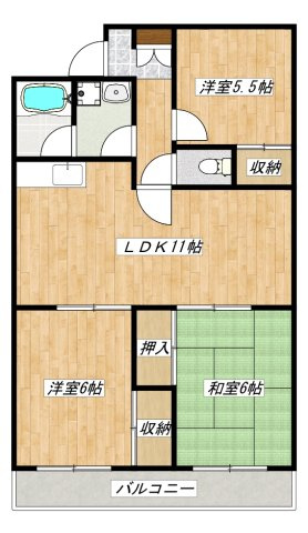 第一川鍋ビルの間取り