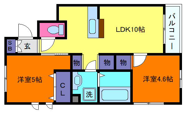 espoirの間取り
