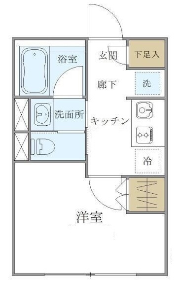 ＣＯＭＰＯＳＩＴＥ高輪の間取り|間取りです。