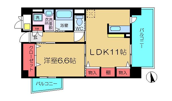 ピュアファースト花園の間取り