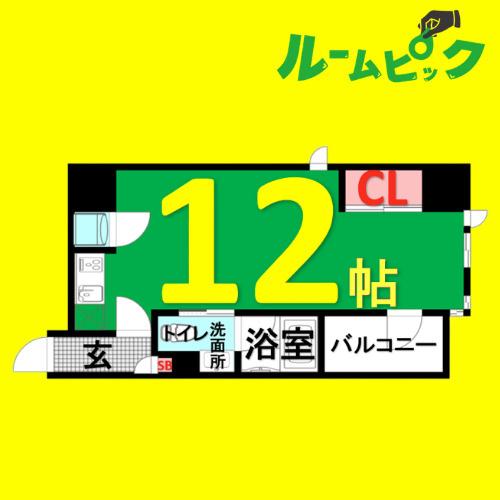 COZY徳川園　名古屋市賃貸　仲介手数料無料の間取り