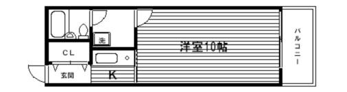 ライオンズシティ難波南の間取り