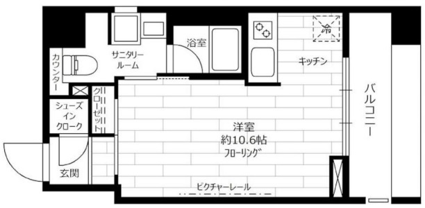ステージグランデ蔵前の間取り