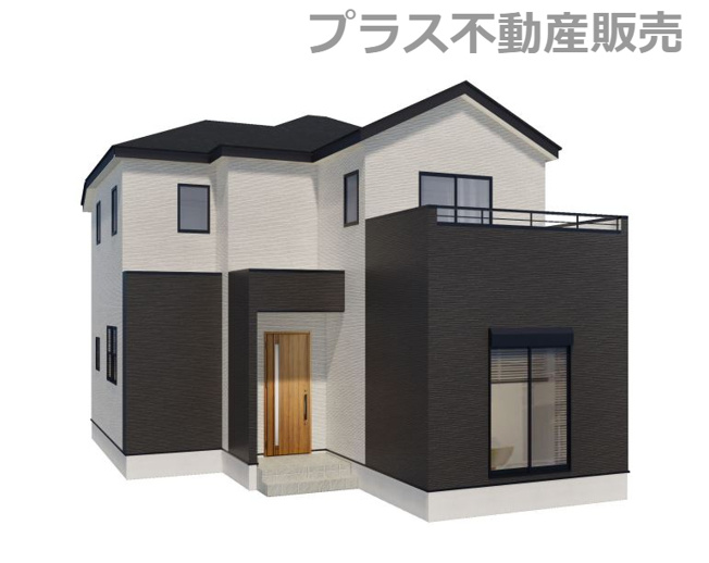 【外観】 | 福岡市南区柳河内1丁目5期　5号棟（全2棟）【仲介手数料無料・0円】 | 現地写真。同じ物件を見るなら、プラス不動産販売にお任せ下さい。