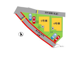 【区画図】 | 福岡市南区柳河内1丁目5期　5号棟（全2棟）【仲介手数料無料・0円】 | 区画図です。5号棟