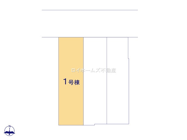【区画図】 | 名古屋市名東区猪高台２丁目503『仲介料無料』新築戸建て | 1号棟