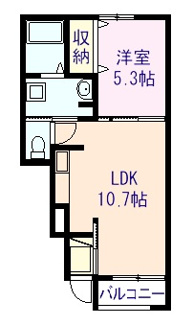【間取り】 | ディアコート 加守