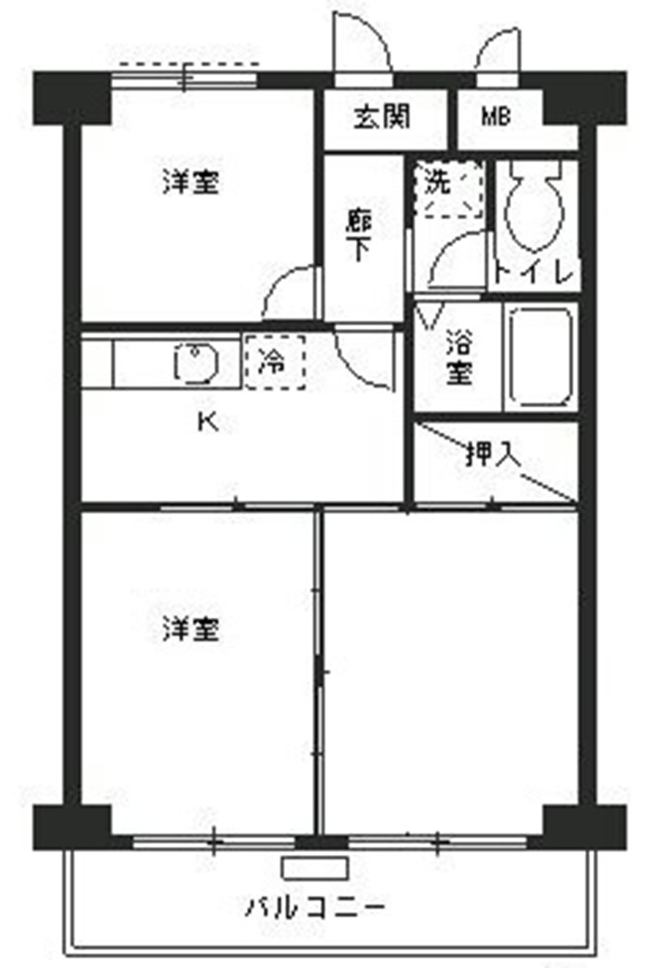 モンテベルデ第２横浜の間取り|間取りです。