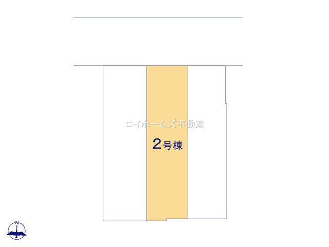 【区画図】 | 名古屋市名東区猪高台２丁目503『仲介料無料』新築戸建て | 2号棟