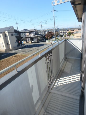 グランドソレーユＢ棟のバルコニー