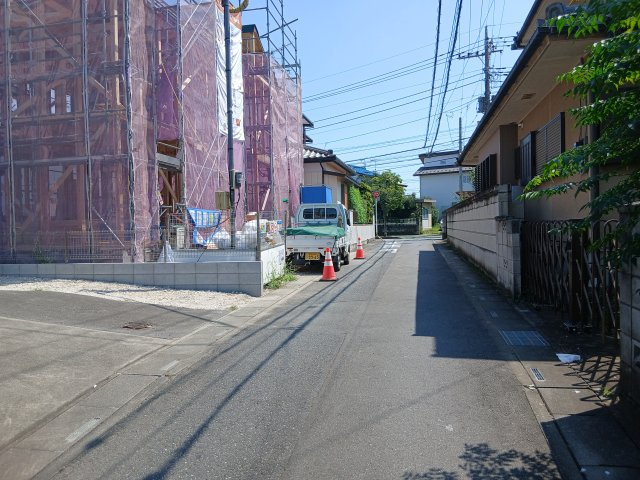 リーブルガーデン．Ｓ　深谷上野台第26　の前面道路含む現地写真|現地前面道路（2026年08月25日）撮影