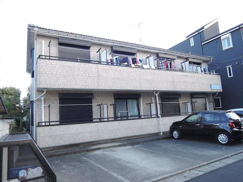 川崎市多摩区布田のアパートの外観
