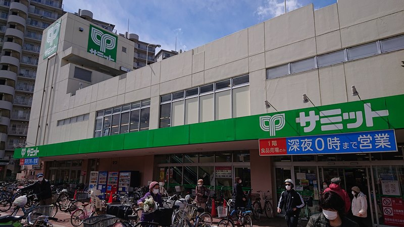 川崎市多摩区布田のアパートの周辺
