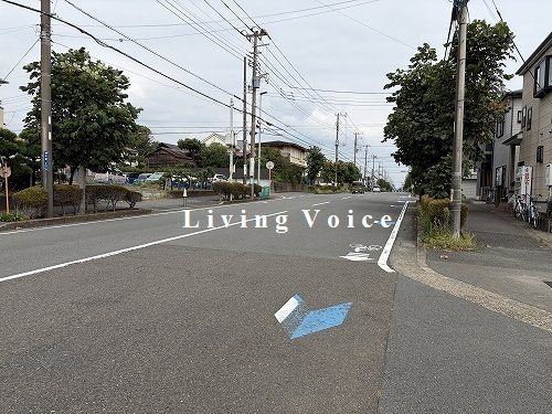 【仲介手数料０円】平塚市撫子原　土地（売地）　全3区画の前面道路含む現地写真|平塚市撫子原　土地（売地）　全3区画