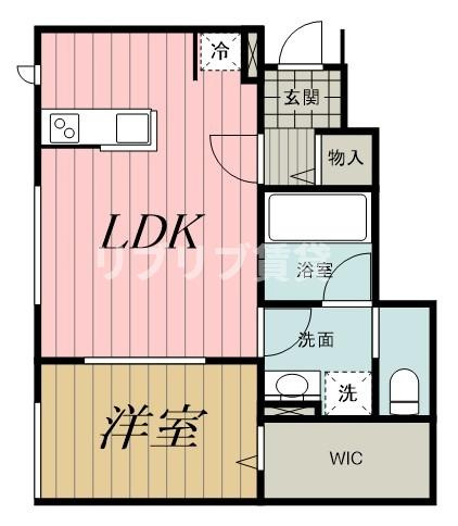 レーニアクレストA棟の間取り
