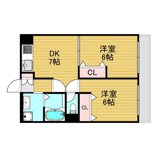 ロイヤルハイツの間取り