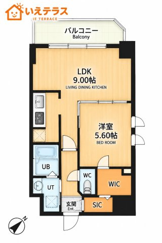 S-RESIDENCE神戸磯上通の間取り