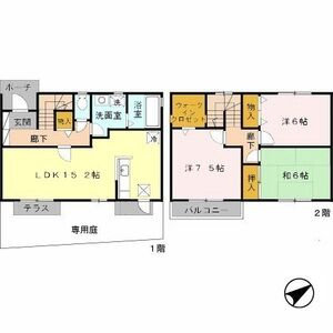 アルスクレストⅡの間取り
