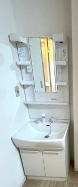 シティハイムの独立洗面台