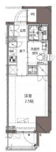 ベルジューレ神保町の間取り