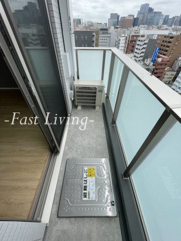 クオリタス秋葉原のバルコニー