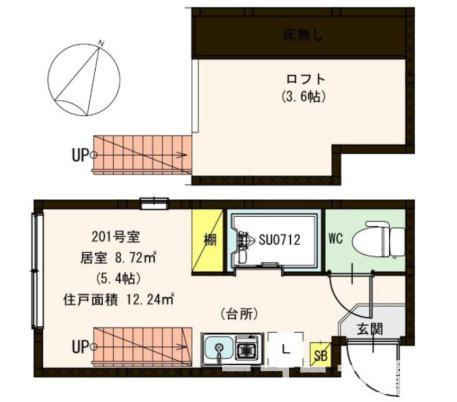 【間取り】 | ハーモニーステージ上北沢