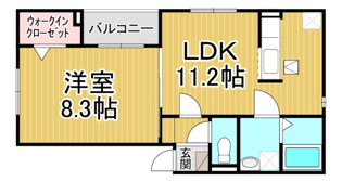 ヒカルサ尼崎栗山町の間取り