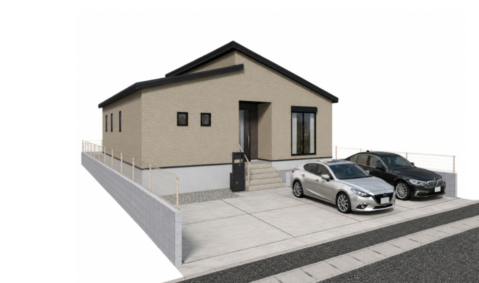 ●四日市市追分3丁目 第2期 新築戸建【全2棟】の外観パース