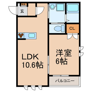 ハウスＭ･Ｙ･Ｋの間取り
