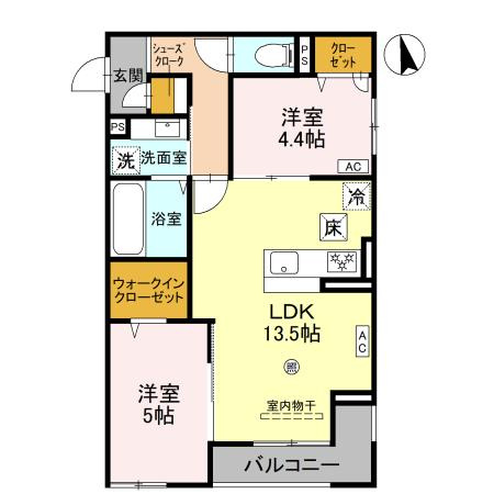 Cocooniaの間取り