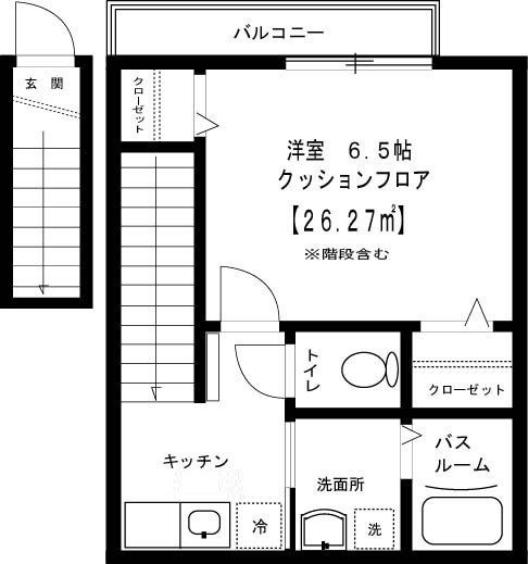 アールズコート　Ｉ棟の間取り|間取りです。
