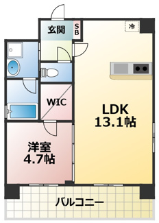 【間取り】 | ベラジオレガシー京都河原町Ⅱ