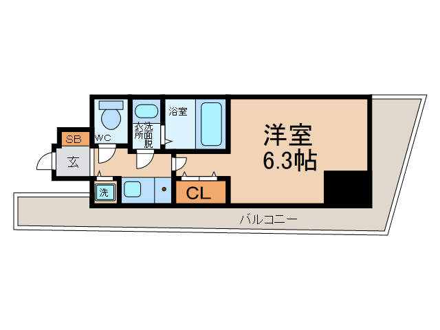 【間取り】 | エイペックス心斎橋東
