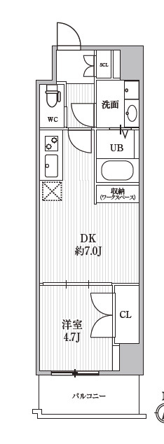 CAVANA+ YOTSUYAの間取り